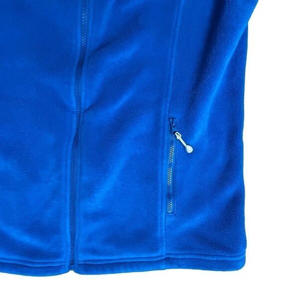 Vineyard Vines Vest Women's Fleece Zip Up Jacket Blue Sz M - Picture 4 of 10